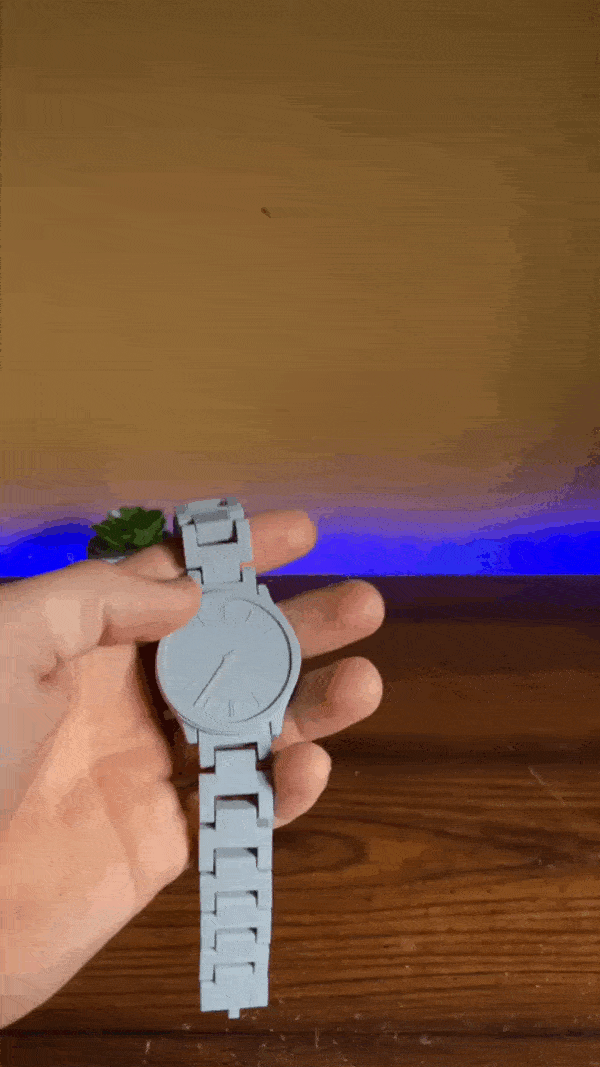 print place watch time neat 3D print model - Mito3D