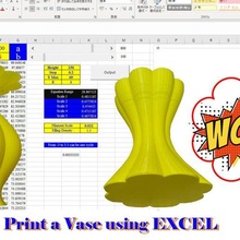 Stampa vaso attrezzo creare g code equazione 3d stampa 3d print model - Mito3D