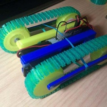 printable caterpillar track gadget robotics uam robot printbot plastic valley 3d print model - Mito3D