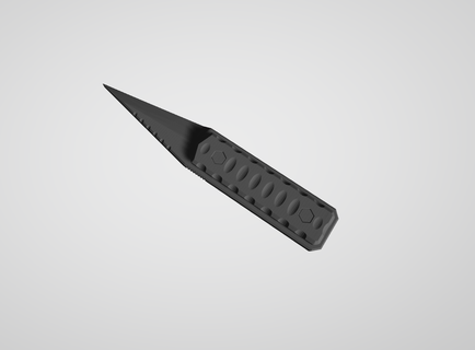 printable dagger self defence knife 3d print model - Mito3D
