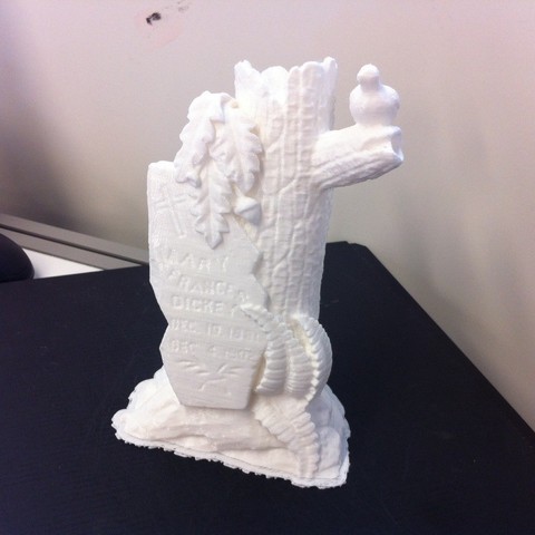 imprimibles de principios del siglo 20 la lápida art scan las exploraciones réplicas 3D print model - Mito3D