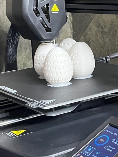 stampabile pasqua uovo pacco uova coniglio pulcino cuore 3d print model - Mito3D