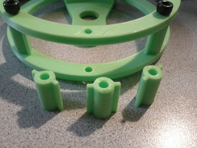 imprimível impasses azul Yeti choque monte faça Ferramentas fabricantes 3D print model - Mito3D