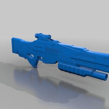 printable terminator abr27 assault rifle game assualt gun props 3d print model - Mito3D