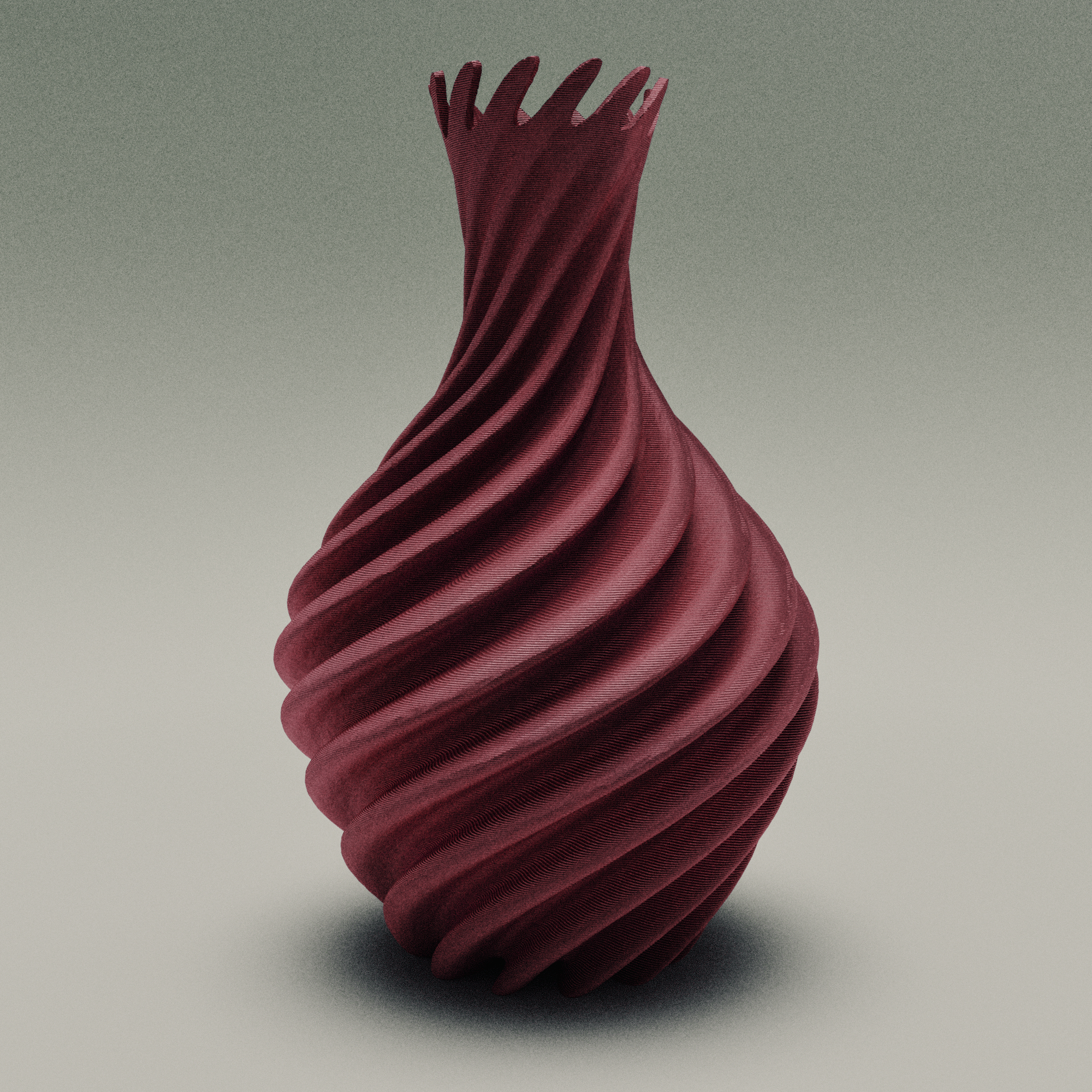 yazdırılabilir vazo çiçek 3d ev vazolar dekor dolma kalem 3D print model - Mito3D