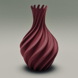 stampabile vaso fiore 3d casa vasi arredamento penna 3d print model - Mito3D