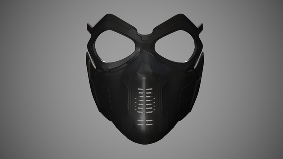 imprimable hiver soldat masque casque impression stl art jouet balle frappe cosplay 3d 3d print model - Mito3D
