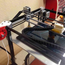 printable x-carriage qu-bd rxl e3d hotend tool 3d printer parts 3d print model - Mito3D