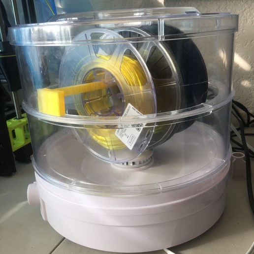 printdry vertical conversion turn food dehydrator into filament dryer gadget 20 3D print model - Mito3D