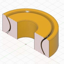 printed bearing 608 balls assembly tool 3d printer parts 3d print model - Mito3D
