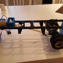 stampato telaio camion v1 gioco r c i veicoli giocattoli giocattolo radio controllo auto La stampa 3d 3d print model - Mito3D