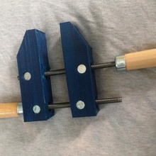 bedruckte Holz-Klemme verschiedene diy tool jorgenson hand Schraube 3d print model - Mito3D