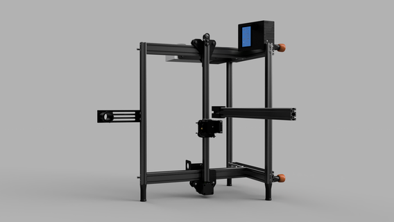 impresora mantenimiento estante soporte piernas 2020 extrusión 60mm herramientas ender 3 3d partes 3d print model - Mito3D
