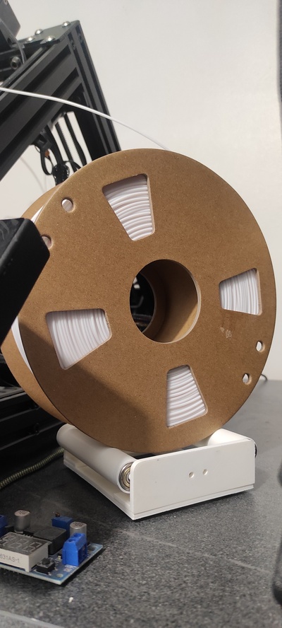 impresora carrete soporte k1 max alimentador bobina 3d fdm filamento rodamiento apoyo actualizar 3d print model - Mito3D