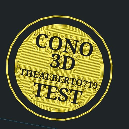 imprimante tester 3d impression cône outil dimensions géométrie 3D print model - Mito3D
