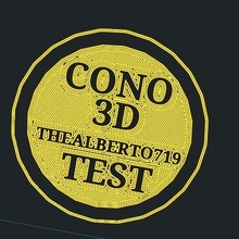printer test - 3d printing cone tool print dimensions geometry 3d print model - Mito3D