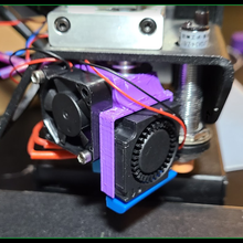 printrbot 30mm fan v6 hotend tool 3d print model - Mito3D