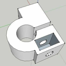printrbot bar nut trap 3d print model - Mito3D