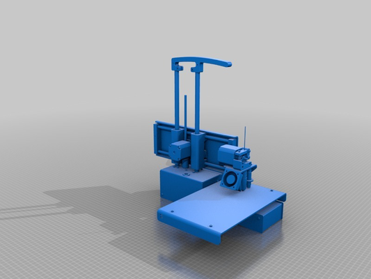 yazıcı robotu basit metal 3d yazıcılar 3d print model - Mito3D