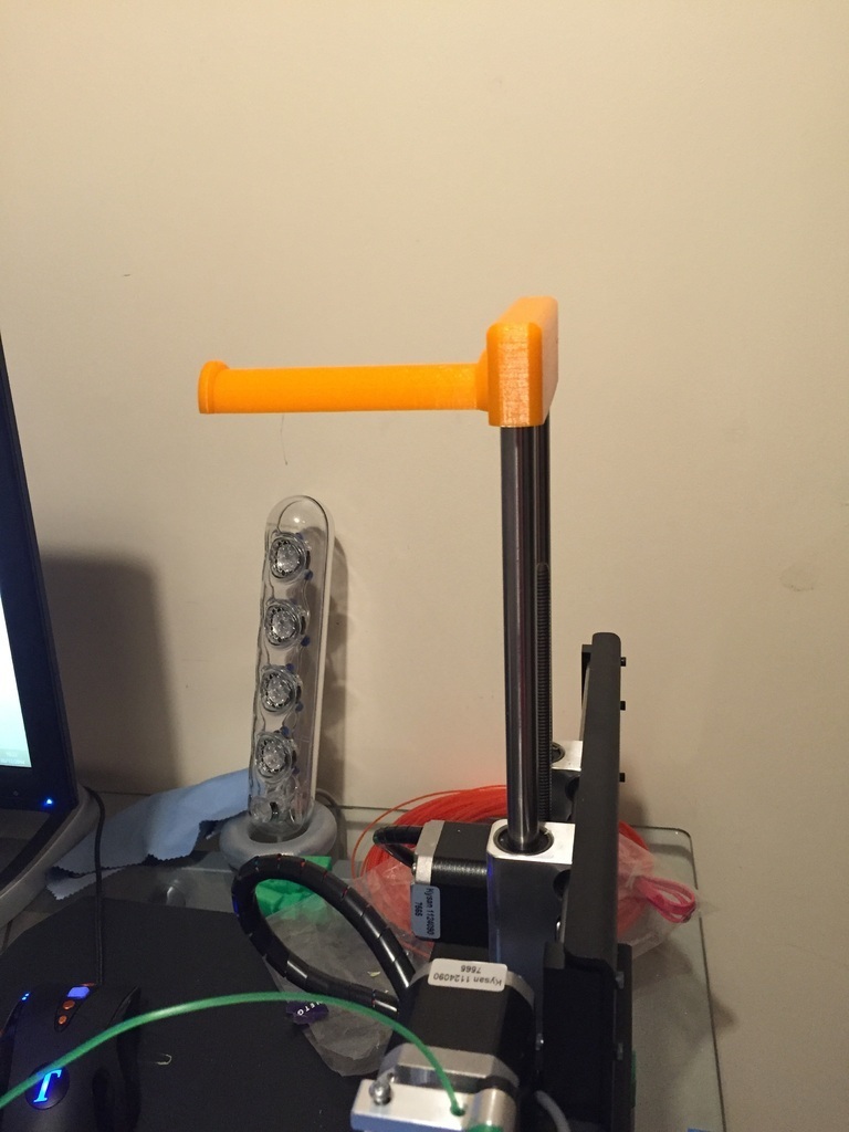 printrbot simple metal 100mm spool holder filament 3d printer accessories 3D print model - Mito3D