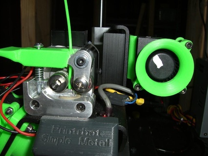 yazıcı robotu basit metal ekstrüder soğutma 40 mm 50 merkezkaç hayran 40mm 50mm 3d Aksesuarlar 3d print model - Mito3D