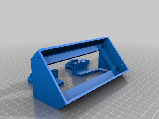 printrbot sencillo metal lcd montar x axis potenciar caso funda eje 3d impresora accesorios 3d print model - Mito3D
