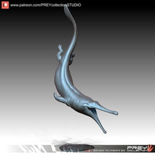 prionosuhus sanat ejderha ejderhalar fantezi oyuncak heykel hayvan dinozor dino timsah 3d print model - Mito3D