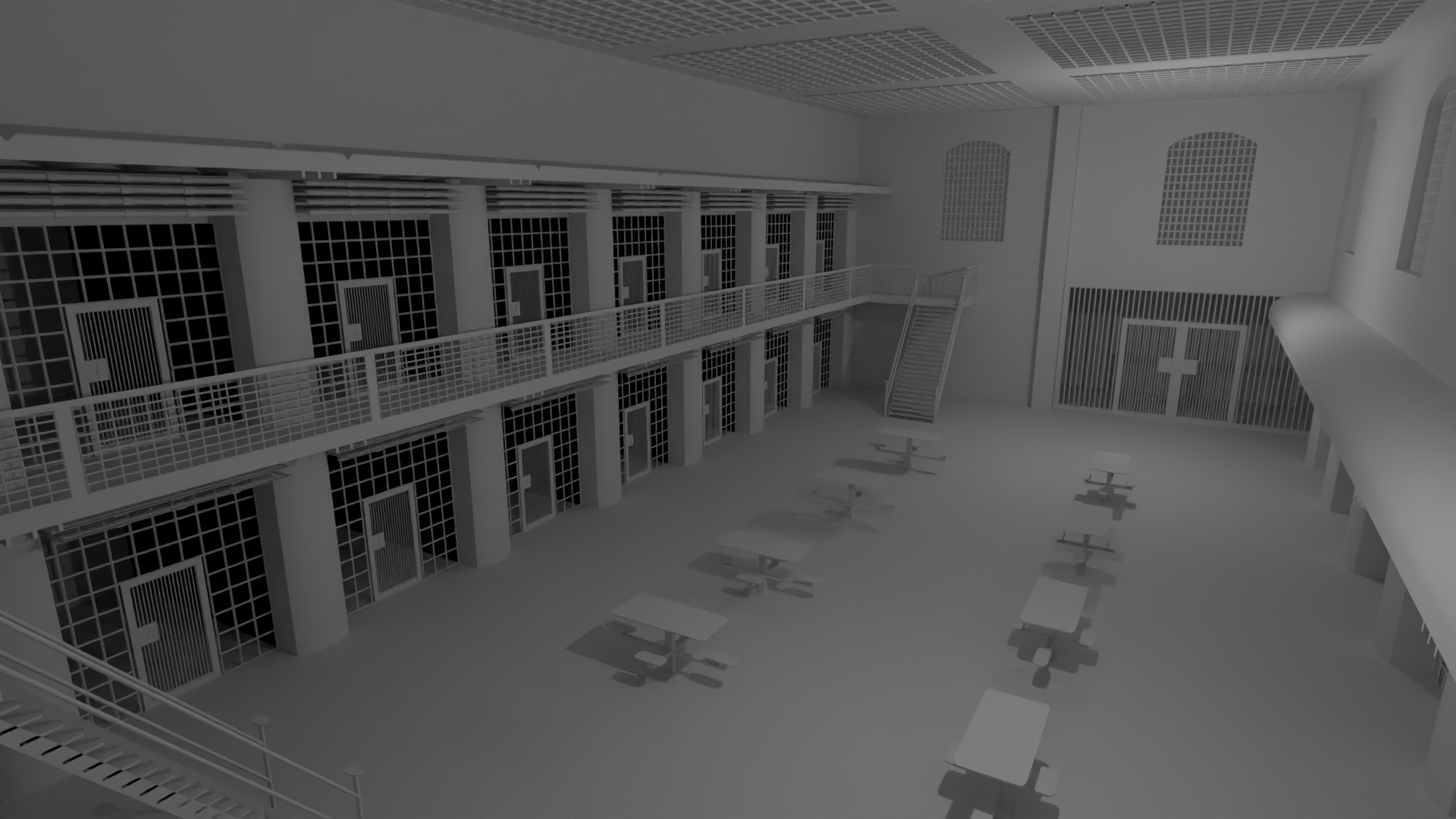 Gefängnis Innere 3D print model - Mito3D