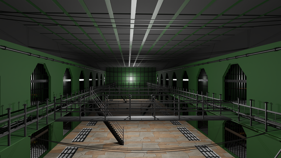 prigione interni 3d print model - Mito3D