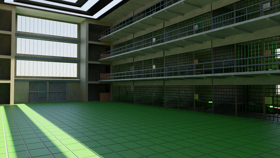 Gefängnis Innere 3d print model - Mito3D