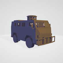 prisoner transport vehicle car autozak 3d print model - Mito3D