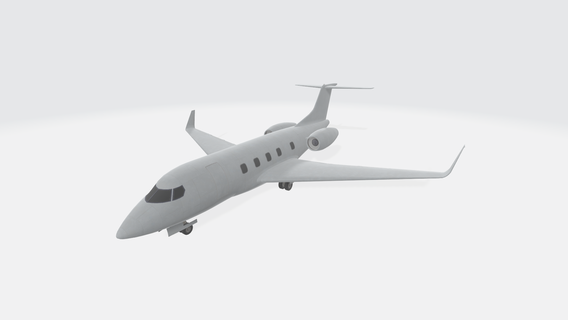 jet privé avion combattant hélicoptère Airbus Boeing uav rc drone méta métaverse vr ar Jeu prêt 3d print model - Mito3D