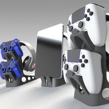 profesyonel oyun kulaklık ayakta durmak 3d print model - Mito3D