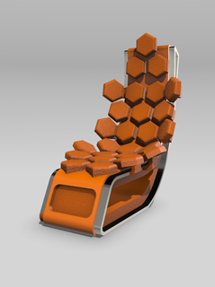 pro tournée mcs low places hexadécimal modèle protouring châssis courses course faible Douane spectacle siège chaise 3d print model - Mito3D