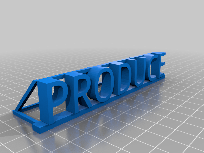 produire signe bord route supporter 1 24 scale bâtiments structures 3D print model - Mito3D