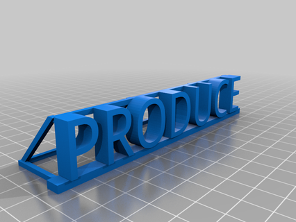 produce sign roadside stand 1 24 g-scale buildings structures 3d print model - Mito3D