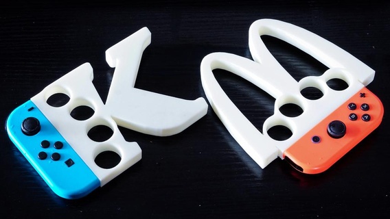 product07--mcdonalds kfc knuckles joycon Game grip mcdonalds nintendo switch toy game 3d print model - Mito3D