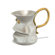 profesyonel vazo bardak milkpot sürahi gemi ile 3d baskı cnc sanat su Yunan dekoratif şarap kadehi tasarım heykel ahşap oyma hammaddesi freze gravür kase dekorasyon cin testi kabı kapasite yağ süt çay krem kap 3d print model - Mito3D