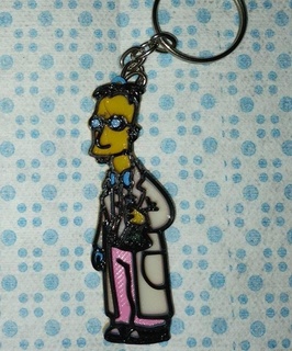 professor frink keychain Various the simpsons 3d print model - Mito3D