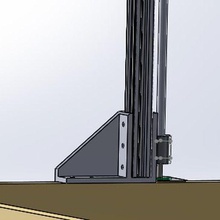 perfil suporte 2020 v slot arquitetura borda madeira 3d print model - Mito3D