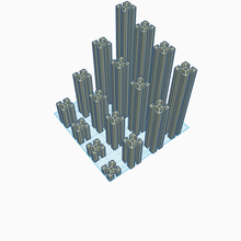 perfiles v2 arquitectura 3d print model - Mito3D