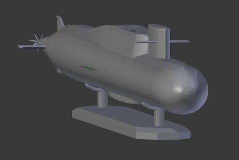 proyecto 667b balístico nuclear misil submarino OTAN nombre clave delta iv Rusia ssbn vehiculos 3d print model - Mito3D