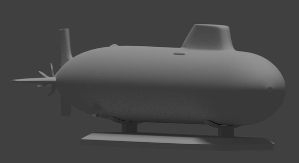 proyecto 885 yasen clase submarino OTAN nombre clave Sevrodvinsk Armada ruso militar vehiculos 3d print model - Mito3D