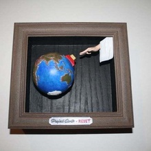 project earth - reset art biden democrat god hand harris humor meme politics republican trump 3d print model - Mito3D