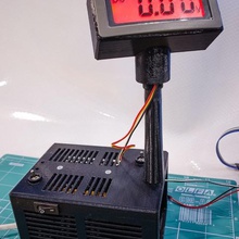 proje muhafaza 12psu prototip board voltmetre aracı dijital elektronik kasa psu kapak kutusu 3d print model - Mito3D