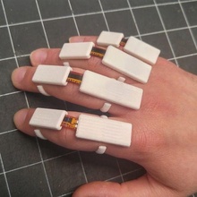 project grip - parametric data glove gadget customizable cyborg wearabde wearable computing 3d print model - Mito3D