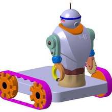project makertron design contest game model robots 3d print model - Mito3D