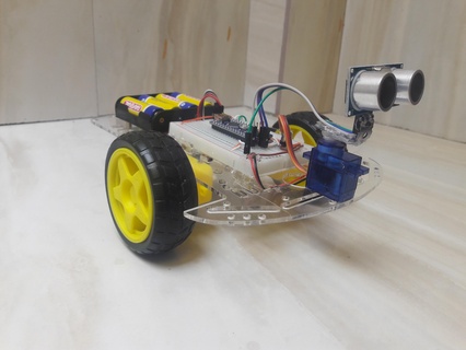 projeto robô evita obstáculos projetos arduino brinquedos robôs robótica 3d print model - Mito3D