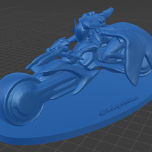 project vayne + bike game lol league legends motorbike 3d print model - Mito3D
