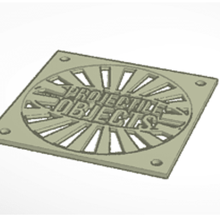 projectile objects 80mm computer fan cover gadget 3d print model - Mito3D